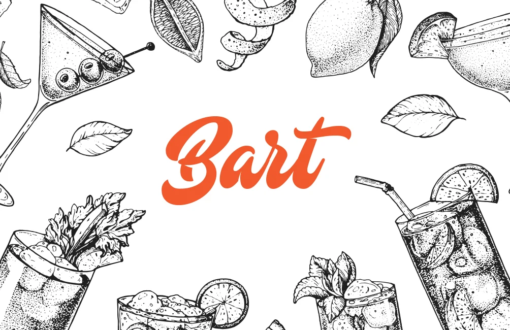 ILLUSTRATION GRAPHISME CULINAIRE COCKTAIL BART